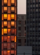 Buildings at sunrise, Chicago